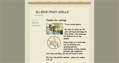 Desktop Screenshot of pinoygrille.com